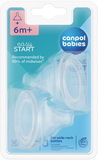 Соска силиконовая Canpol Babies EasyStar, для каш, 12+, для бутылочек с широким отверстием, 2 шт. (21/733) - Pampik - 2