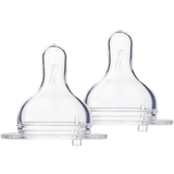 Соска силиконовая Canpol Babies EasyStar, для каш, 12+, для бутылочек с широким отверстием, 2 шт. (21/733) - Pampik