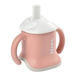 Уцінка. Поильник Beaba 3 в 1 Evoluclip Training Cup, 150 мл, рожевий (913474) - Pampik - 3