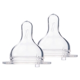 Соска силиконовая Canpol babies EasyStart, быстрый поток, 12+, для бутылочек с широким отверстием, 2 шт. (21/732) - Pampik