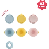 Уцінка. Набір тарілок глибоких Badabulle, 3 шт. (B005108) - Pampik - 2