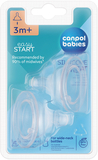 Соска силиконовая Canpol Babies EasyStart, 3-х позиционная, для бутылочек с широким отверстием, 2 шт. (21/734) - Pampik - 2