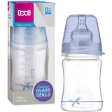 Бутылочка для кормления Lovi Diamond Glass Baby Shower boy, стеклянная, 150 мл, голубой (74/104boy) - Pampik - 3