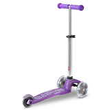 Самокат Micro Mini Deluxe Fairy Glitter LED, пурпуровий (MMD207) - Pampik - 4