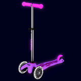 Самокат Micro Mini Deluxe Glow LED, морозний рожевий (MMD217) - Pampik - 6