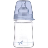 Бутылочка для кормления Lovi Diamond Glass Baby Shower boy, стеклянная, 150 мл, голубой (74/104boy) - Pampik