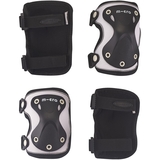 Защитный комплект Micro, налокотники и наколенники, размер M, черный (AC5473) - Pampik