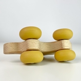 Деревянная игрушка FreeON Ежик на силиконовых колесах (46262) - Pampik - 4