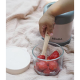 Силіконова ергономічна ложка Beaba Babycook 2, рожевий (913425) - Pampik - 9