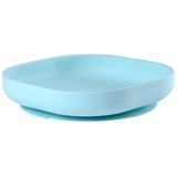 Силіконова тарілка на присосці Beaba Babycook, блакитний (913430) - Pampik