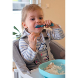 Силіконова тарілка на присосці Beaba Babycook, блакитний (913430) - Pampik - 3