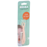 Силіконова ергономічна ложка Beaba Babycook 2, рожевий (913425) - Pampik - 5