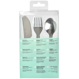 Набір столових приборів Beaba Babycook, 3 предмета, рожевий (913462) - Pampik - 3