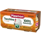 Пюре м'ясне Plasmon Індичка, 2 шт. х 80 г - Pampik