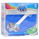 Тарілочка із кришкою і ложкою Canpol babies, 350 мл, синій (31/406_blu) - Pampik - 3