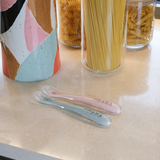 Набір силіконових ложок Beaba, 2 шт., рожевий, сірий (913469) - Pampik - 7