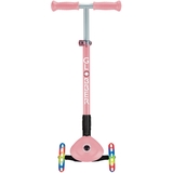Самокат Globber Primo Foldable Lights, пастельно-рожевий - Pampik - 4