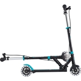 Самокат Globber Flow Element Junior Lights, чорно-бірюзовий (729-105) - Pampik - 3