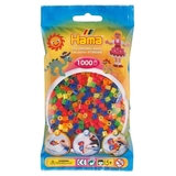 Термомозаїка Hama Midi Набір кольорових неонових намистин, 1000 елементів (207-51) - Pampik