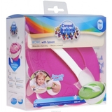 Тарілочка з кришкою і ложкою Canpol babies, 350 мл, рожевий (31/406_pin) - Pampik - 4