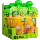 Пюре фруктове Bob Snail Смузі Манго-Кокос, пастеризоване, 1.2 кг (10 шт. по 120 г) - Pampik