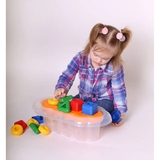 Сортер Tigres Магічні фігурки, 20 елементів, помаранчевий (39518) - Pampik - 3