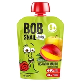 Пюре фруктове Bob Snail Яблуко-Манго, пастеризоване, 900 г (10 шт. по 90 г) - Pampik - 2