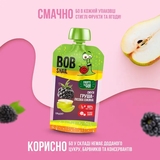 Пюре фруктовое Bob Snail Смузи Груша-Лесная Ежевика, пастеризованное, 1.2 кг (10 шт. по 120 г) - Pampik - 4