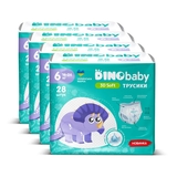 Набір підгузків-трусиків Dino Baby 3D Soft 6 (16-24 кг), 112 шт. (4 уп по 28 шт.) - Pampik - 2