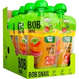 Пюре фруктовое Bob Snail Смузи Хурма-Гуава, пастеризованное, 1.2 кг (10 шт. по 120 г) - Pampik