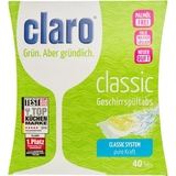 Таблетки для посудомийних машин Claro Eco Classic Tabs, 40 шт. (40823) - Pampik