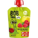 Пюре фруктове Bob Snail Яблуко-Малина, гомогенізоване, 900 г (10 шт. по 90 г) - Pampik - 2