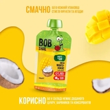 Пюре фруктове Bob Snail Смузі Манго-Кокос, пастеризоване, 1.2 кг (10 шт. по 120 г) - Pampik - 3