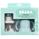 Поїльник Beaba 3 в 1 Evoluclip Training Cup, 150 мл, блакитний (913473) - Pampik - 7