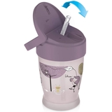 Чашка-непроливайка Lovi Lovely Girl с силиконовой трубочкой, 250 мл, фиолетовый (35/354girl) - Pampik - 2