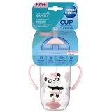Чашка непроливайка з трубочкою та обважувачем Canpol Babies Exotic, 270 мл, рожевий (56/606_pin) - Pampik - 5