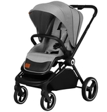 Універсальний візочок 2 в 1 Lionelo Mika Grey Stone, сірий - Pampik