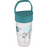 Чашка-непроливайка Lovi Lovely Boy з силіконовою трубочкою, 350 мл, бірюзовий (35/355boy) - Pampik