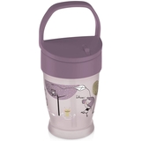 Чашка-непроливайка Lovi Lovely Girl с силиконовой трубочкой, 250 мл, фиолетовый (35/354girl) - Pampik
