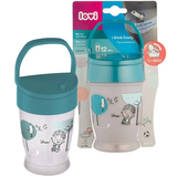 Чашка-непроливайка Lovi Lovely Boy з силіконовою трубочкою, 250 мл, бірюзовий (35/354boy) - Pampik - 4