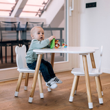 Комплект детской мебели FreeOn Bear, стол и 2 стульчика (44282) - Pampik - 3