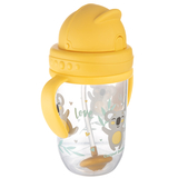 Чашка непроливайка з трубочкою та обважувачем Canpol Babies Exotic, 270 мл, жовтий (56/606_yel) - Pampik - 2