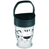 Чашка-непроливайка Lovi Salt & Pepper, з силіконовою трубочкою, 250 мл, синій (35/356) - Pampik