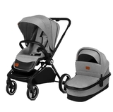 Універсальний візочок 2 в 1 Lionelo Mika Grey Stone, сірий - Pampik - 5