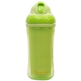 Поїльник з подвійними стінками і трубочкою Baby Team, 300 мл, зелений (5021) - Pampik - 2