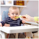 Уцінка. Ложка дитяча Olababy для навчання, зелений (30101) - Pampik - 5