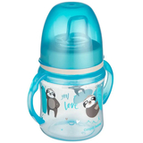 Поїльник тренувальний Canpol Babies EasyStart Seet Fun, 120 мл (35/207 Блакитний) - Pampik - 2