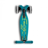 Самокат Micro Maxi Deluxe Foldable LED, зеленый (MMD097) - Pampik - 5