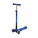 Самокат Micro Maxi Deluxe LED, темно-синий (MMD099) - Pampik