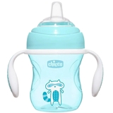 Поїльник-непроливайка Chicco Transition Cup, 200 мл, блакитний (06911.20) - Pampik